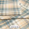 Japanese Plaid Pleated Skirt Fabric - Yarn-Dyed Polyester for DIY Scrunchies & Crafts