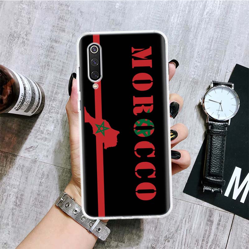 Morocco Flag Phone Case For Xiaomi Poco X7 X6 X5 Pro F7 Ultra Redmi 15C 15 13 13C 12 12C 10 10A 10C 9 9A 9C 9T Cover Poco X6 X5