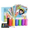 Children's DIY Sand Painting Art Kit - Scratch and Color Educational Craft Set for Boys and Girls
