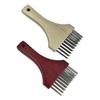 Practical Meat Tenderizer Tool with Stainless Steel Pin Wood Handle for Beef Chicken Steak Food Processing