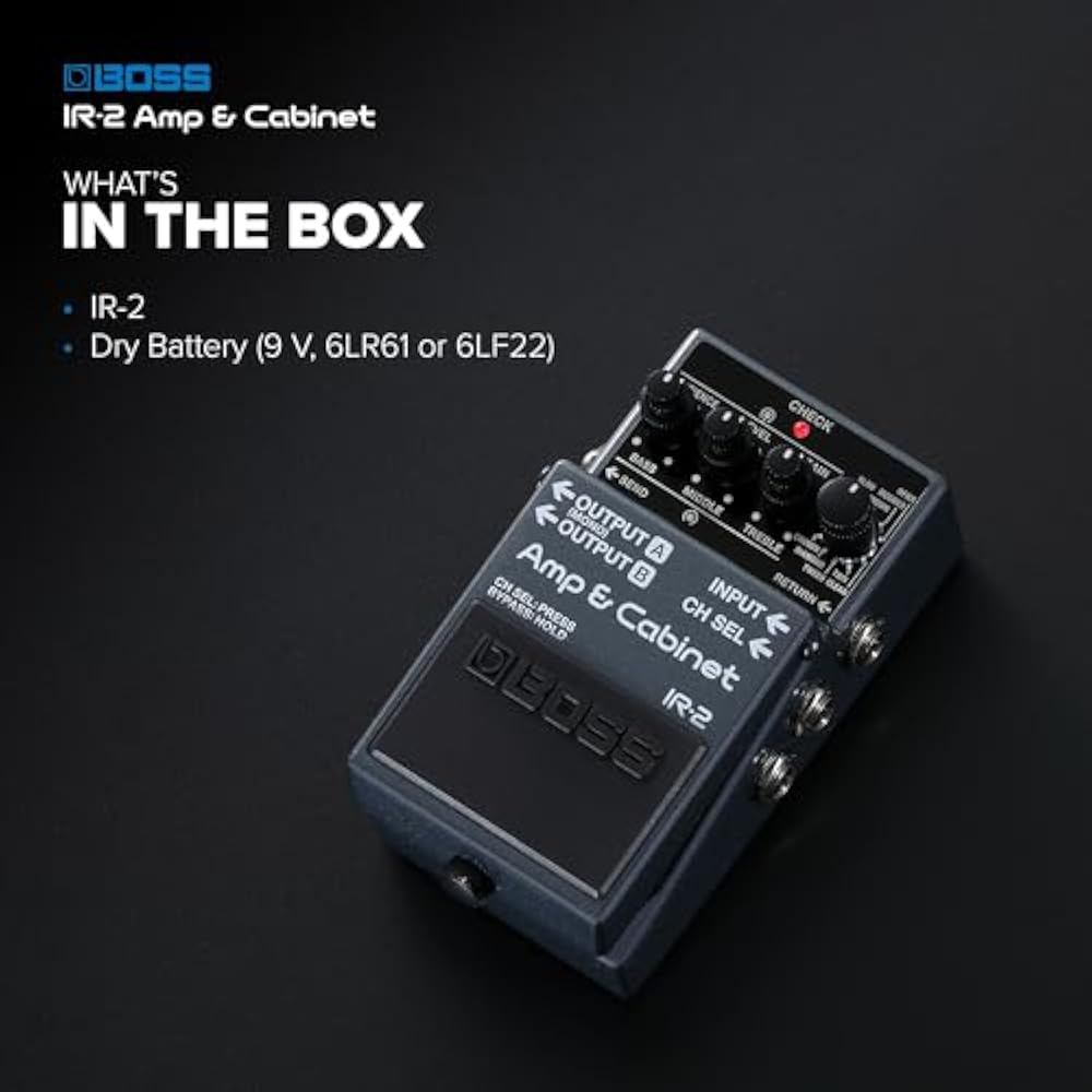 BOSS/IR-2 Amp & Cabinet Amp Simulator Cabinet IR Loader Boss IR2