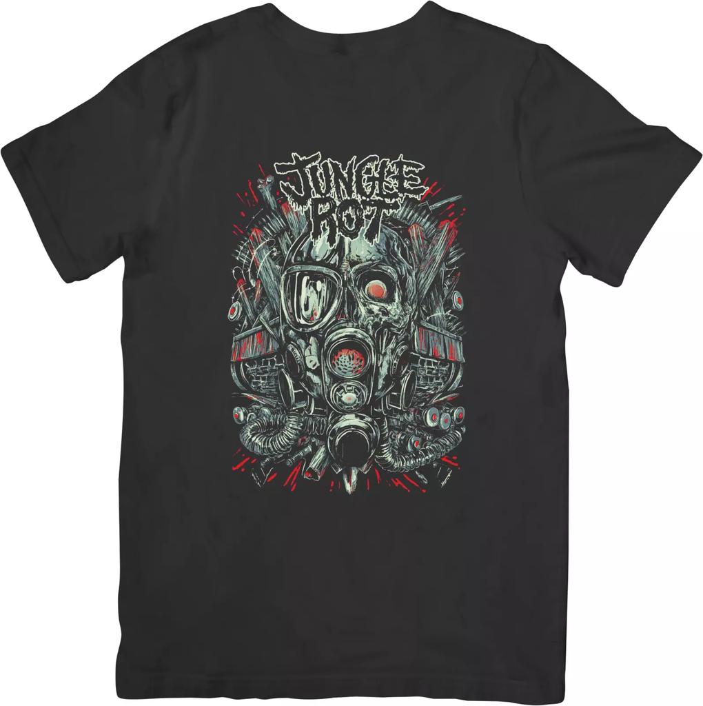 Jungle Rot Music Unisex Fit for Men & Women Quality Cotton T-Shirt Black