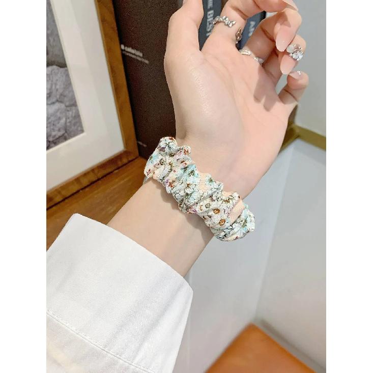 Elastic headband watch band For Apple Watch women 44mm 40 45 41 49 42 38 Series 11 10 9 8 SE 7 6 5 4 3 Strap