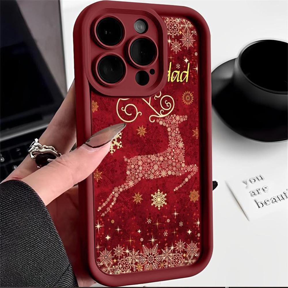 Sky Eye Ladder Soft Case for infinix Note 30 Hot 50 40 Smart 8 9 OnePlus Google All infinix models Phone Cases Cover NY28 Christmas tree Santa Claus