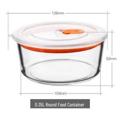 ZISIZ Glass Fresh-Keeping Lunch Box Set
