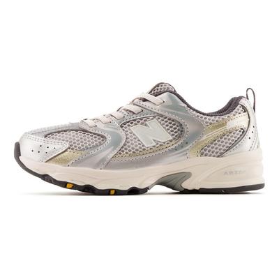 NB 530 Fabric Retro Casual Low Top Running Shoes Kids Sneaker Light-Gray Silver PZ530KMW