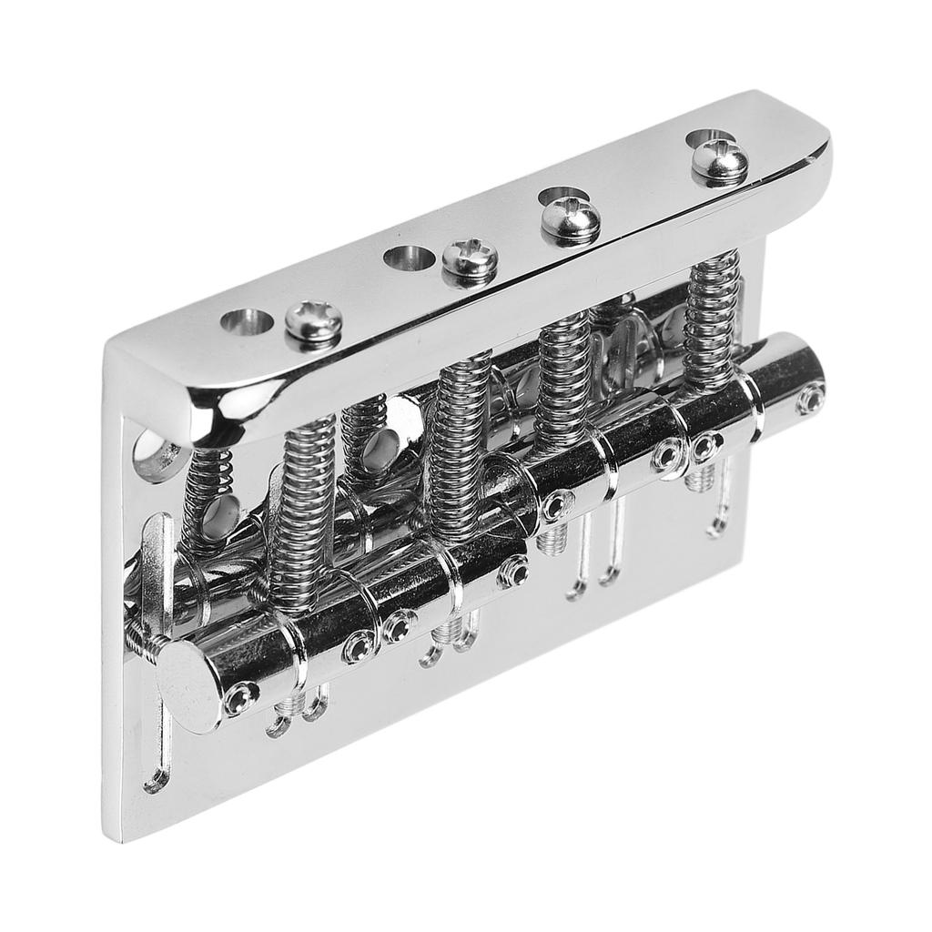 4 String Bass Bridge Assembly Lateral Adjustment Support Greater String Spacing Bass Bridge Saddle Replacement