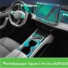 TPU-Schutzfolie für Volkswagen Tiguan L Pro VW 2024 2025 Klare Innenraum-Mittelkonsole Schalthebel-Panel Kratzfestes Zubehör