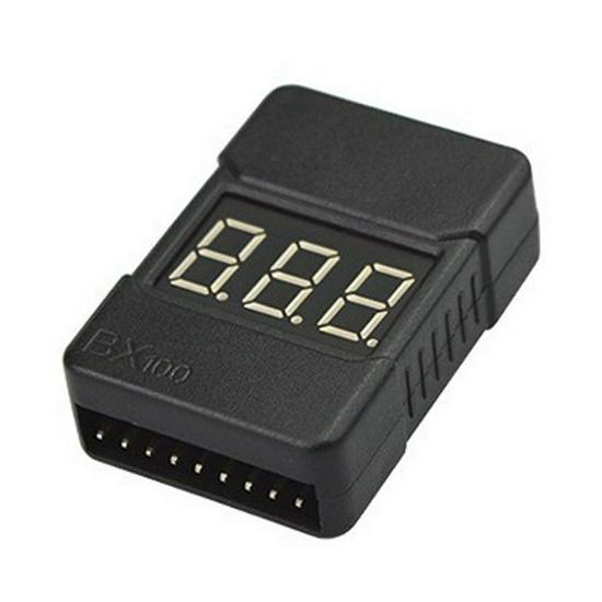1-8S Battery Indicator with Low Voltage Alarm XB100 - Dual Function Electric Display & Buzzer