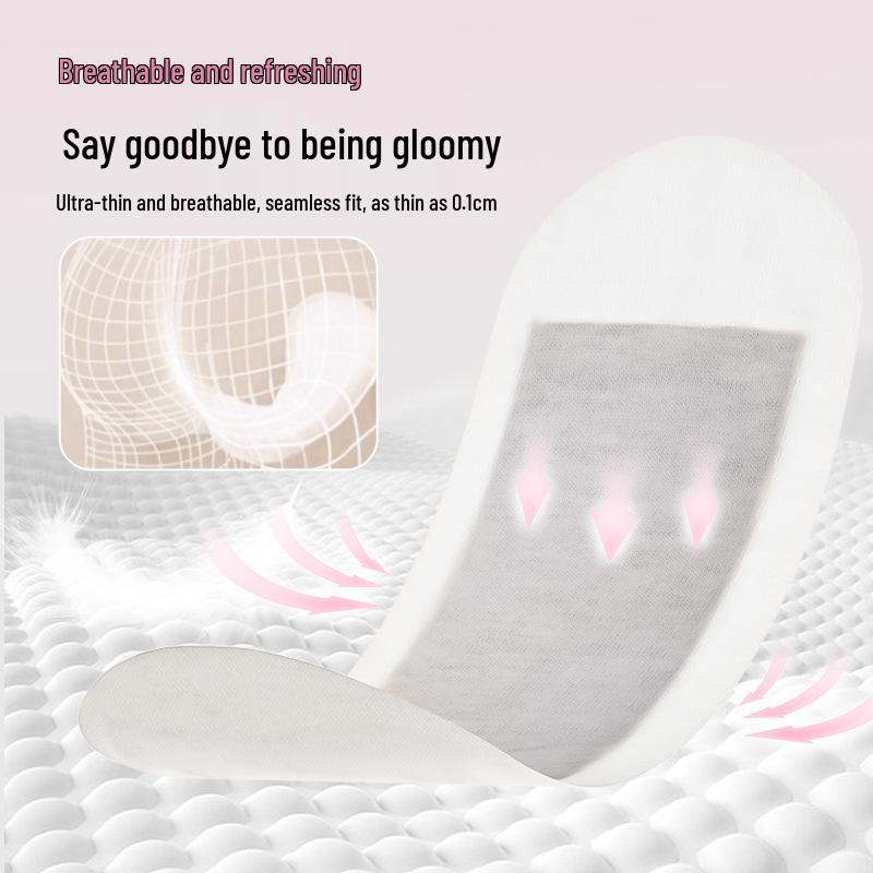 Set de Patchs Soin Parties Intimes Lotus des Neiges: Serviettes hygiéniques antibactériennes à base de plantes Aishubao, 100 pièces