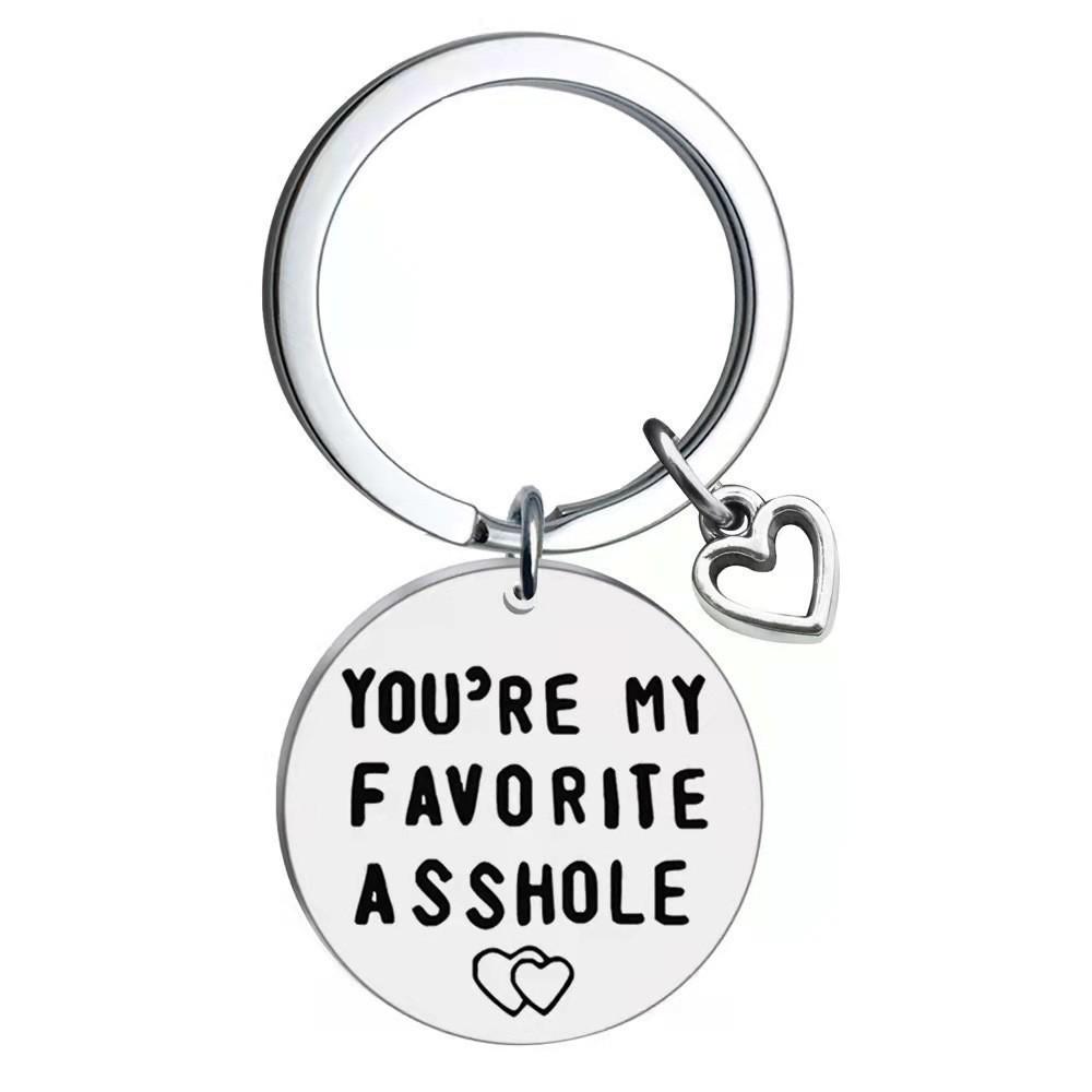 Gift Christmas Gift Stainless Steel Keychain Stainless Steel Keychain for Mothers Day and Fathers Day Backpack Bag Pendant