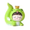 Cartoon Snake Baby Figurine Statue Cake Toppers Decoration Chinese Zodiacs Theme Party Accessories Resins Ornament