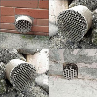 304 Stainless Steel Interpolated Filter Screen White PVC Pipe Anti Clogging of Drainage Pipes  Pipe