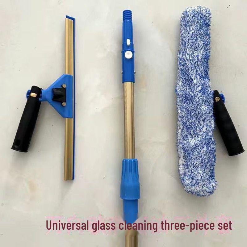 

Универсальный набор скребков для стекла - 3 предмета, инструменты для мытья окон из медного и титанового сплава Default