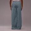 Polka Dot Loose Fit Mid-Rise Straight Leg Denim Jeans Women Comfortable Casual Style