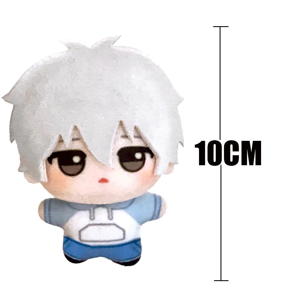 

10cm Mini Anime Plush toy Stuffed Doll Seishiro Nagi plushie cute Starfish body doll Bag Pendant Keychain Toy For fans Gifts 10CM