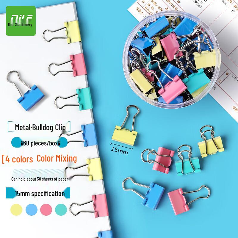 Dile Colorful Metal Binder Clips