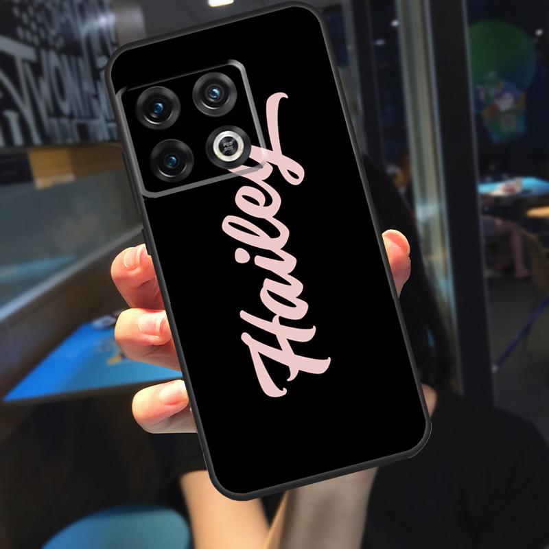 Custom Name Personlized Signature Funda For Oneplus 8T 10T 9R 9RT Ace 8 9 10 Pro Case For Oneplus Nord 2T N10 N20 CE 2 Lite