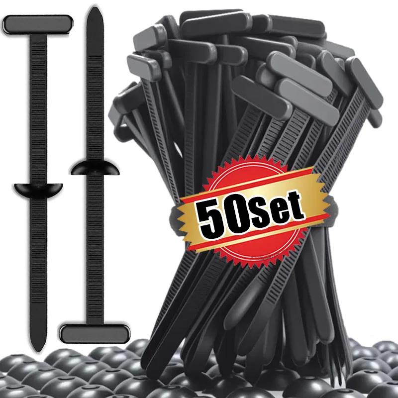 Universal Nylon Cable Tie Buckle Auto Fastening Straps Multi-Purpose Cable Clip Heavy Duty Self-Locking Nylon Zip Ties Holder