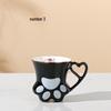 Creative Cat Claw Ceramic Mug with Customizable Logo E411