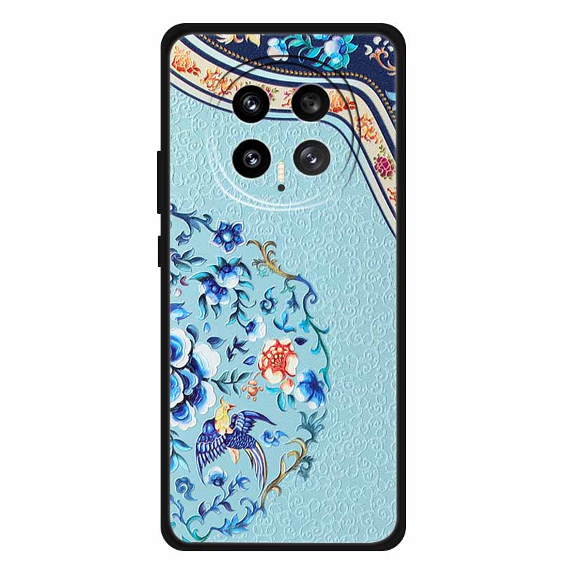 3D Emboss Case For Honor Magic 8 5G Phone Case 8 Pro Flowers Silicone Soft Coque Funda For Honor Magic8 Pro Back Cover Case Bag