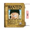 Portmonetka na monety i etui na karty zapinane na zamek błyskawiczny z motywem One Piece