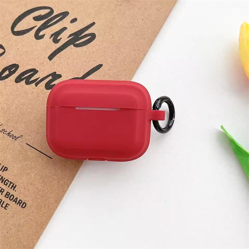 Jednoduché měkké tekuté silikonové pouzdro pro AirPods 4 3 bezdrátová Bluetooth sluchátka ochranný kryt pro Apple airpods Pro3 2 1 Funda