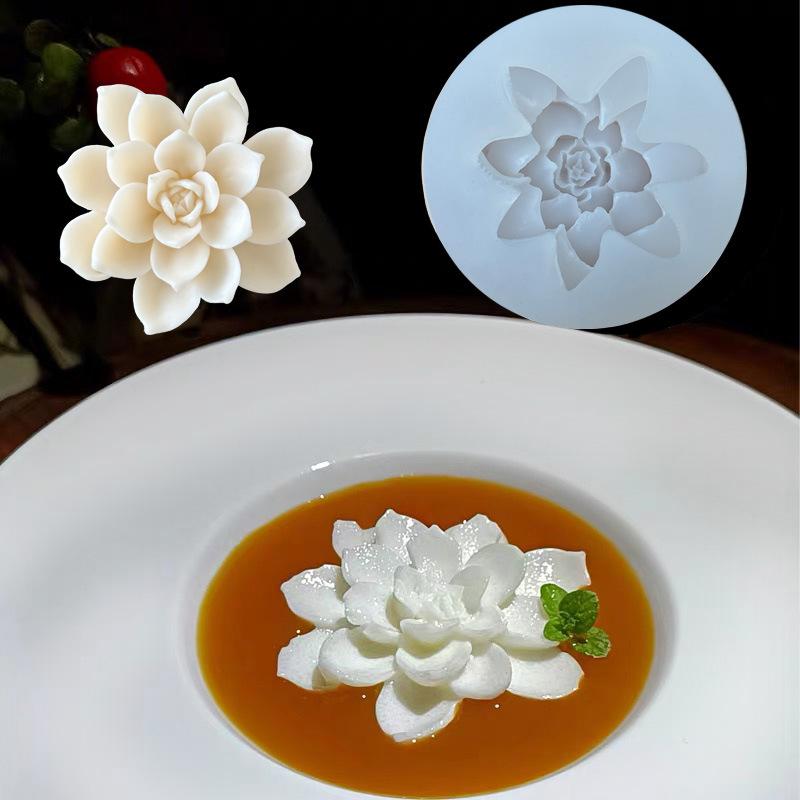 3D Flower Shape Fondant Mold Silicone Sugar Craft Molds Cake Chocolate Decoration Baking Tool Cupcake Jelly Candy Moulds