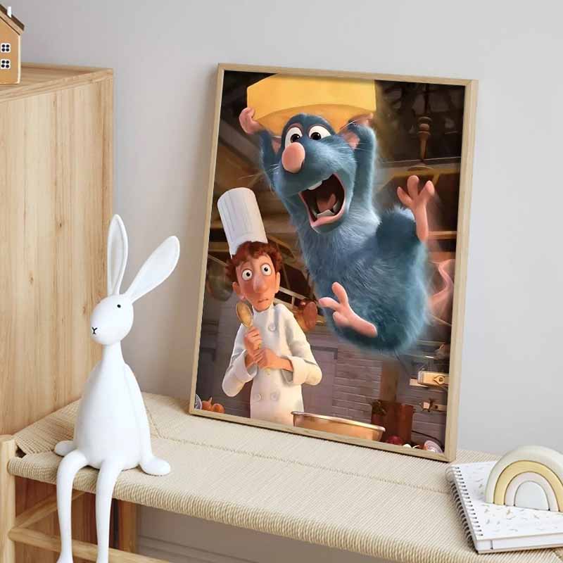 Disney Diamond Painting 5D DIY Food Adventure Illustration Art Mosaic Embroidery Decoration Cross Stitch Gift
