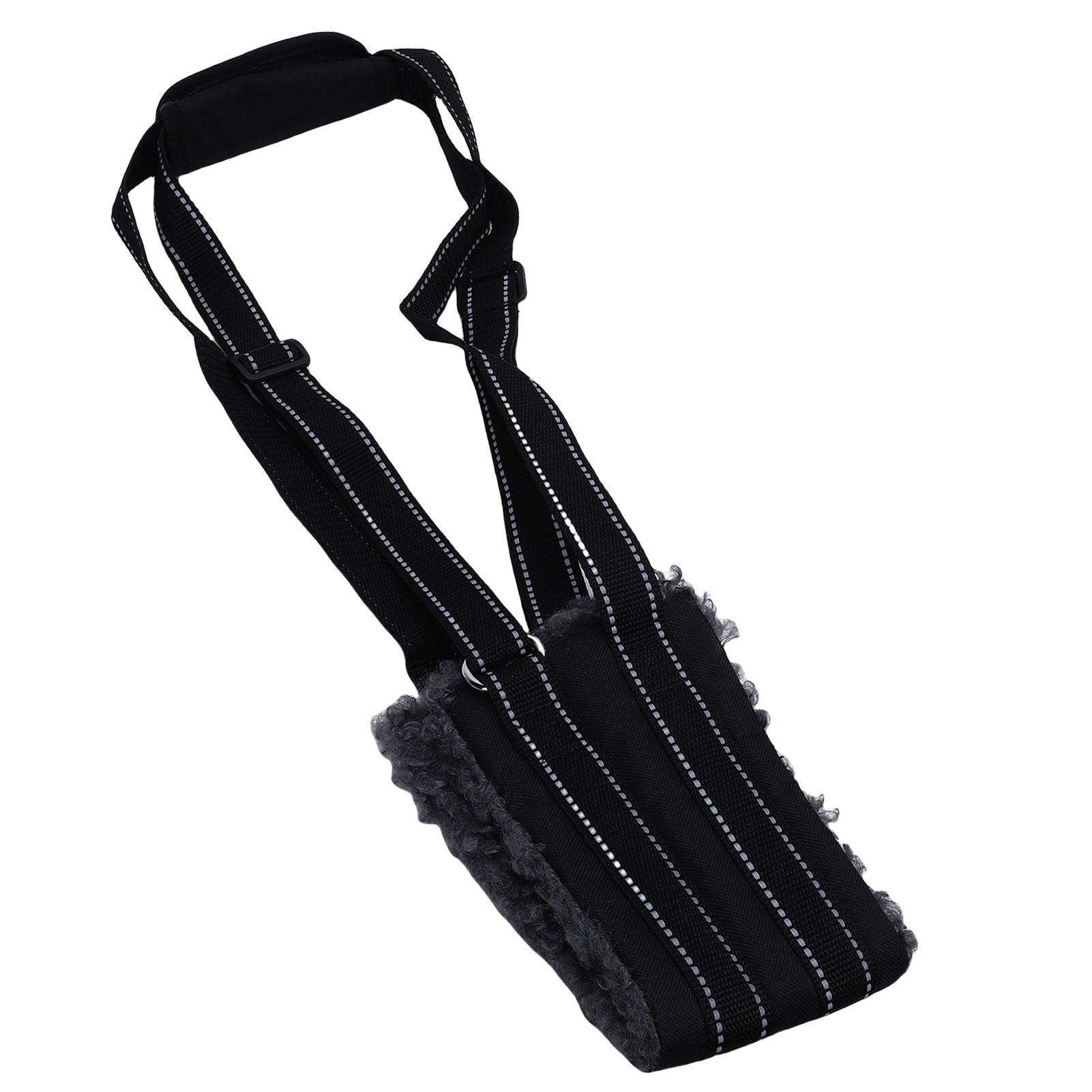 Dog Lift Harness Ajustable Breathable Elastic Multifunctional Dogs Hind Leg Support Harness for Outdoor M