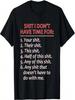 ICH HABE KEINE ZEIT FÜR - Lustige Verhöhnung - Stier _ Grafik-T-Shirt