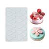 Flexible Silicone Mould With Petal And Water Drop Design Heat Resistant Baking Tool Petal Fondant Mould For Dessert Craft