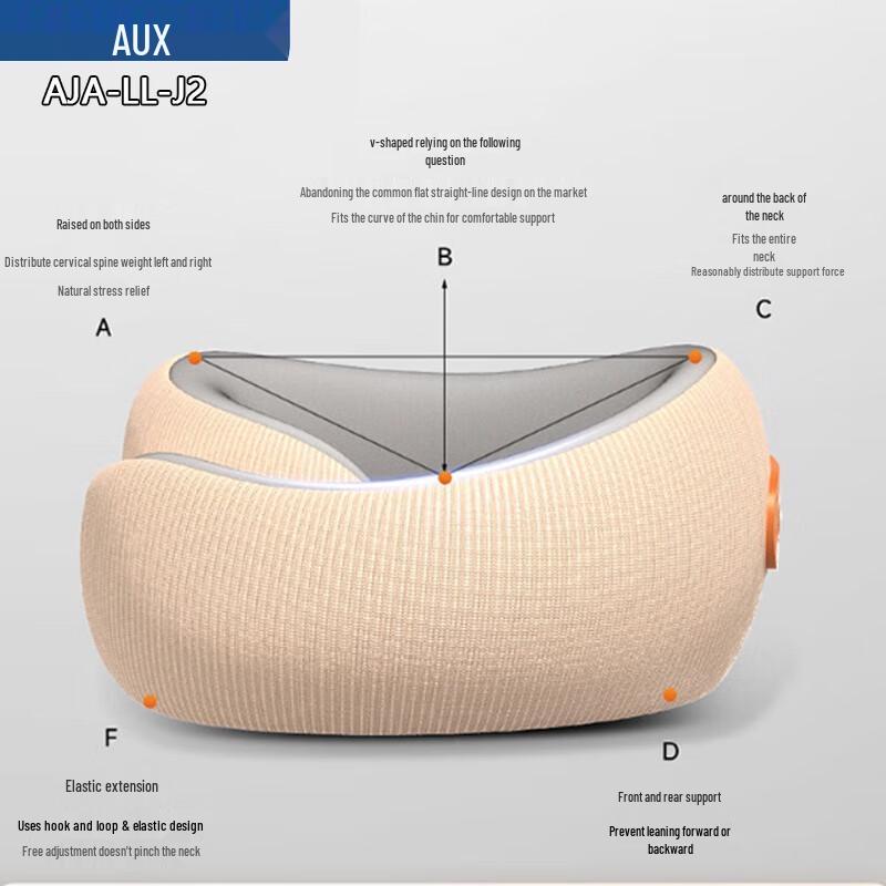 AUX Heating U-Shaped Neck Massager