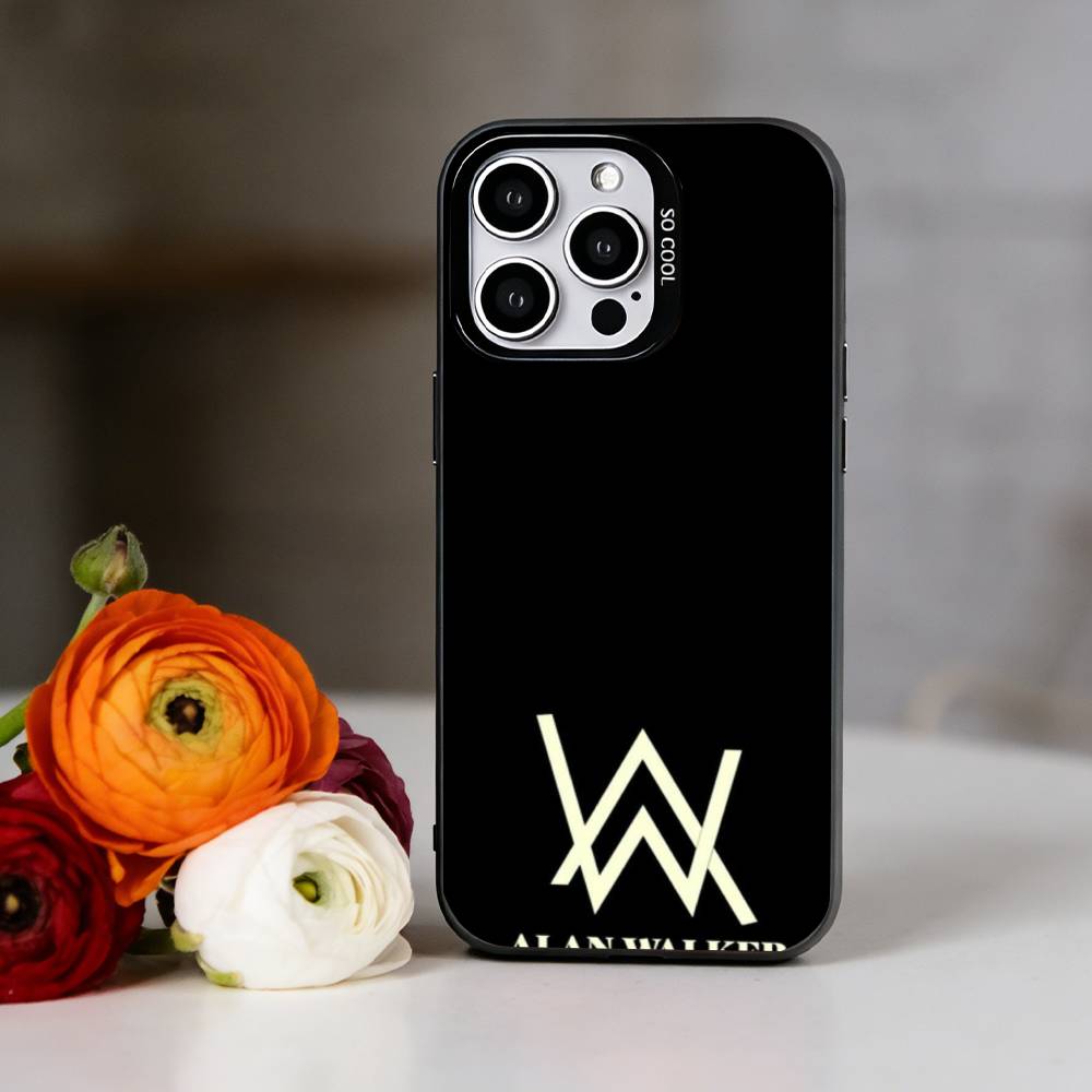 Alan Olav Walker Phone Case For iPhone 17,16,15,14,13,12,11 Plus,Pro Max,XS,Colorful Silver Phone Case Funda Cover
