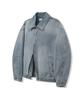 Standarderror 87-Stan118 [Classic] Florence Vintage Washed Minimal Denim Jacket Snow Blue
