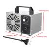 220V 24G/H Ozongenerator Desinfektionsmaschine O3 Luftfilter Reiniger Ventilator für Zuhause Auto Formaldehyd Zeitschaltuhr EU-Stecker