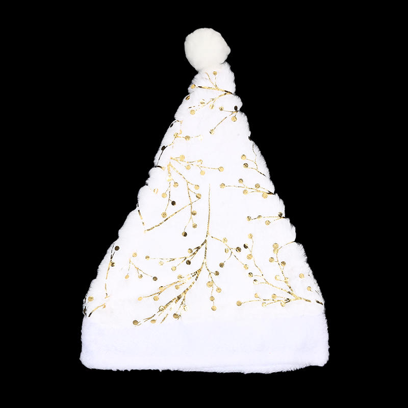 Vánoční Dekorační Produkty Čepice Santa Clause Vánoční Dlouhá Plyšová Zesílená Červená Dárková Čepice Dospělí Děti Plyšová Vánoční Čepice