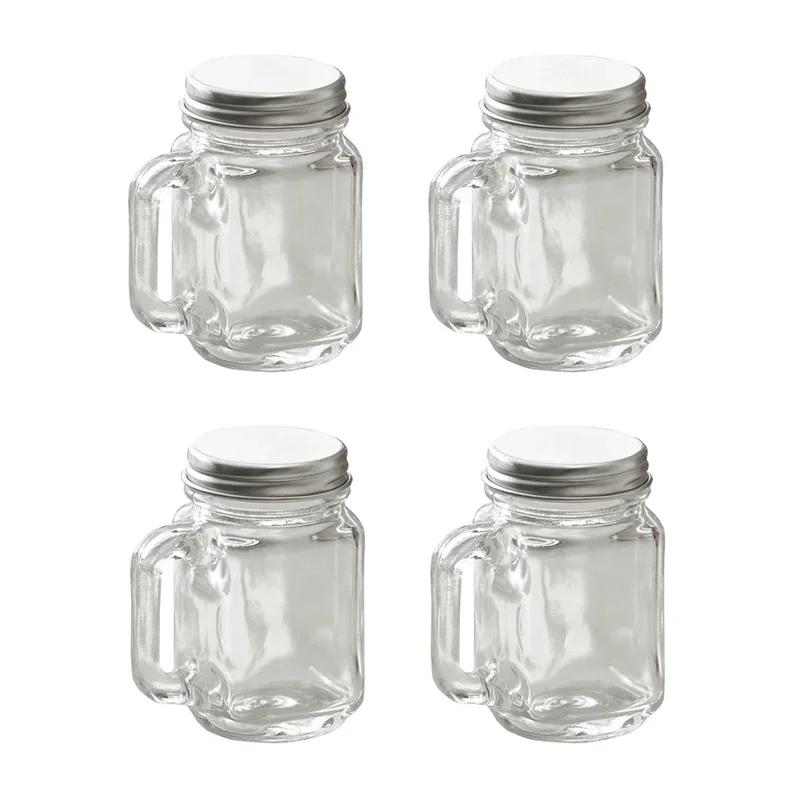 35ml Sub Bottle Mini Seal with Lid Coffee Concentrate Essential Oil Aromatherapy Milk Honey Bottle Small Sample Storage Glass