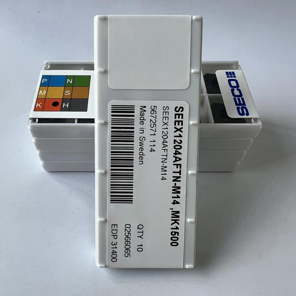 Seco / SEEX1204AFTN-M14,MK1500 / Original Genuine CNC Alloy Blade 10 PCS