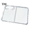 Shock Absorbing Phone Case Clear for iPhone-Duo, Shockproof Folding Cellphone Mobile Protector Protective Cover, Perfect Fit Shell Scratch Resistant