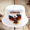 Men's Bucket Hat with Curved Brim Breathable Lightweight Sun Protection Hat Adjustable Fit Outdoor Cap for Casual Use