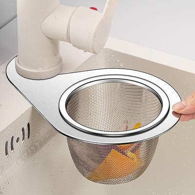 Kitchen Sink Drain Basket Stainless Steel Hollow Bottom Sink Colander For Kitchen Use
