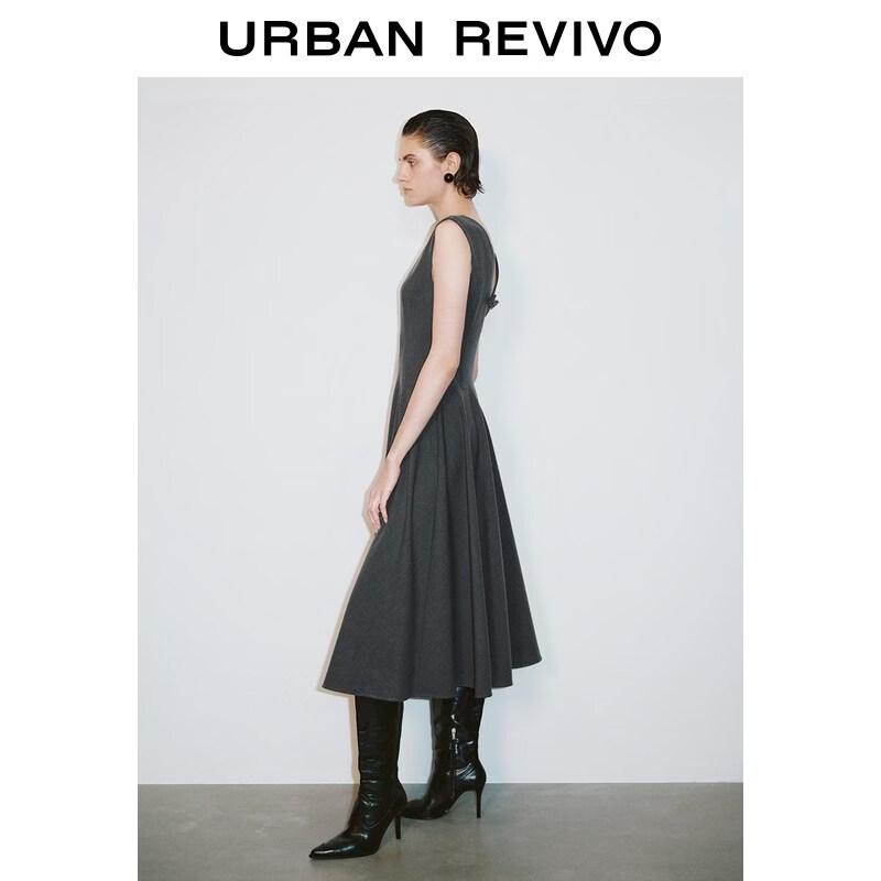 UR2026 Women's Sleeveless Round Neck Dress