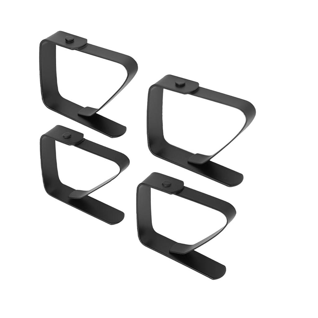 4pcs Large Table Cloth Cover Clips Stainless Steel Anti Slip Tablecloth Holder Clamps 5*4cm
