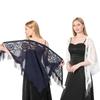 Lace Triangular Scarf Shawl Bride Bridesmaid Group Wedding Dress Banquet Shawl Triangular Scarf Women