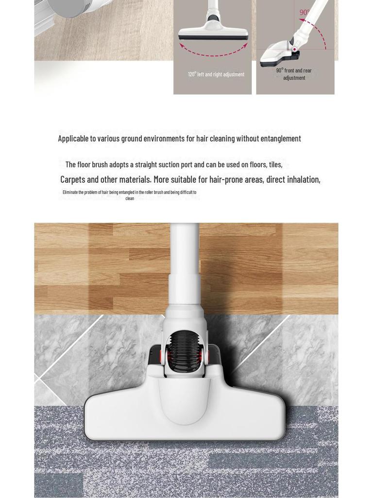 High-Suction Handheld Wireless Vacuum Cleaner for Dog Hair and Home