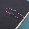 Iridescent Metal Pen Clip - Creative Stylish Portable Notebook Journal Accessory Office School Stationery Clip School Supplies