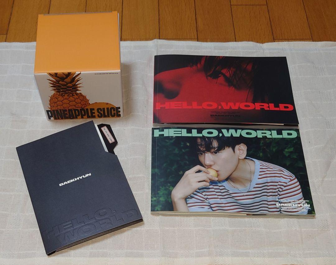 

[USED] Unplayed Baekhyun CD HELLO, WORLD 4 types