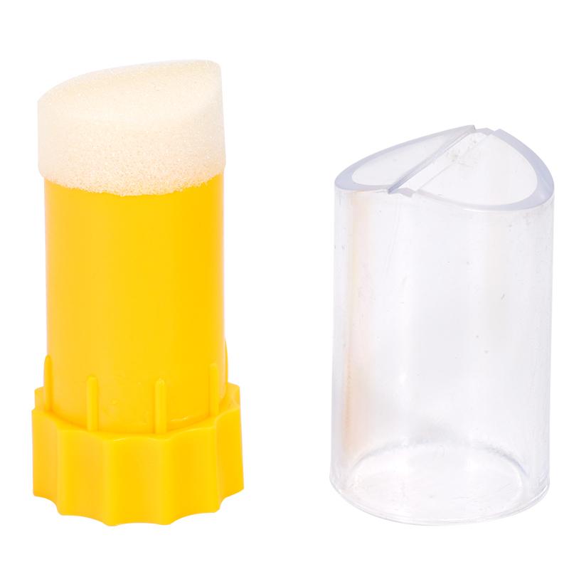 

1/2pcs Queen Bee Marking Bottle Plastic Bee Marker Tube Catcher Cage With Plunger Plush For Beekeeper Equipment Optional
