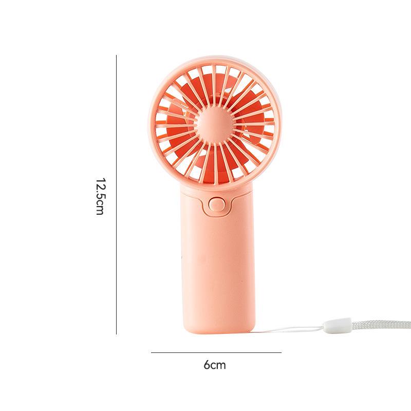 Portable Mini Lanyard Handheld Fan with Removable Battery – Ideal for Office and Students